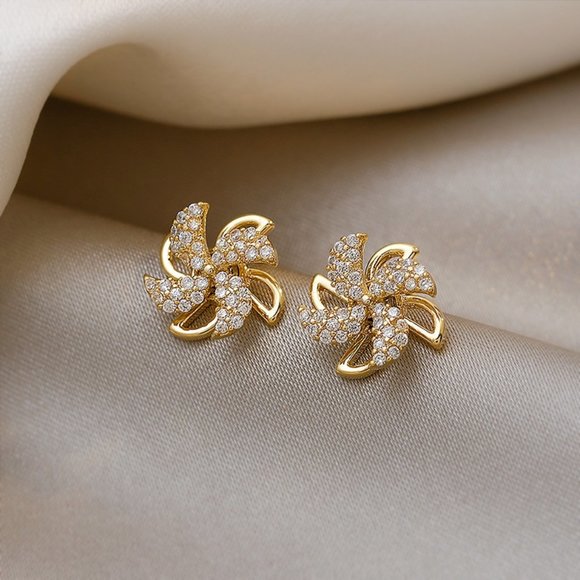 marie and lux Jewelry - 5 for $25 Diamond Gold Earrings